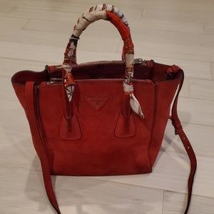 Prada suede bag